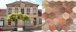Ancienne Ecole French Reclaimed Terra Cotta Tile Hexagon