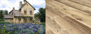 Original Plank : Second Cut - 18th Century Reclaimed French Kiln-Dried and Engineered Oak Flooring - The Farmhouse of Marie-Antoinette