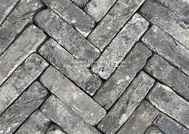 Reclaimed Antique Belgian Bluestone Bricks