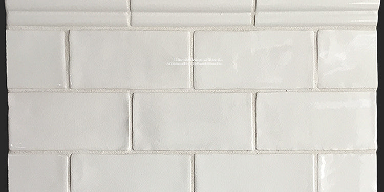 HDM's Glazed Ceramic 3" x 6" Subway Tile Collection in Historic White