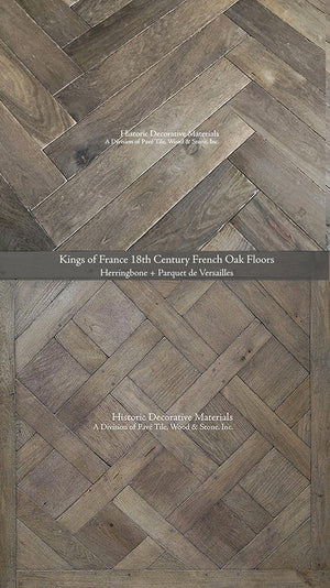 Kings of France Aged French Oak Parquet de Versailles Flooring