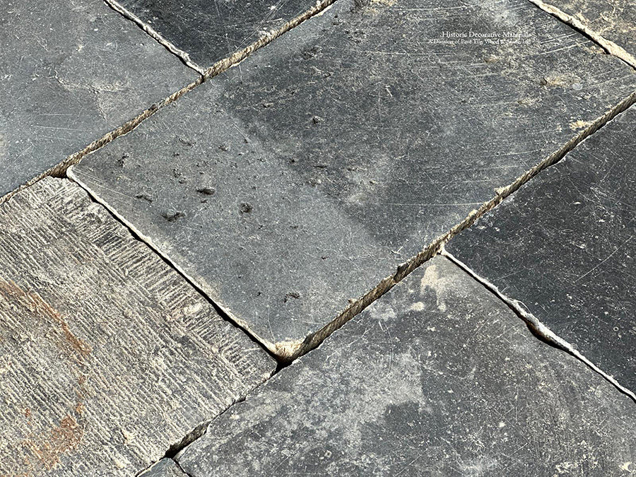 Salvaging a lot of 200-year old antique Belgian bluestone from an old Belgian farmhouse carries generations of stories.