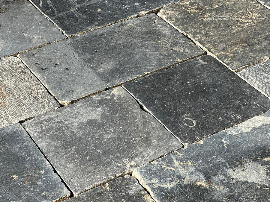 From entry ways and mud rooms to kitchen and dining room floors, installing antique Belgian bluestone adds a handsome aesthetic. 