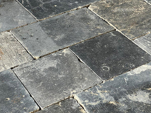 From entry ways and mud rooms to kitchen and dining room floors, installing antique Belgian bluestone adds a handsome aesthetic. 