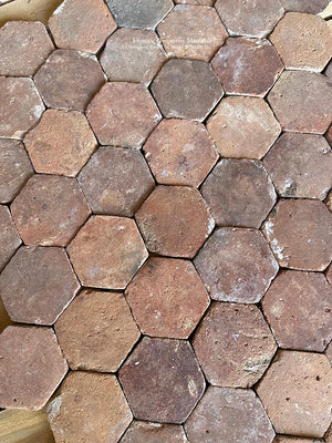 Installing a French reclaimed terra cotta tile on a kitchen floor will create instant historic appeal.
