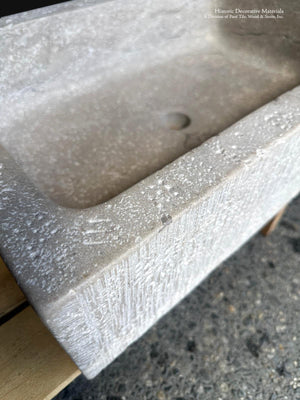 Luxury Stone Trough Sink Handcrafted from French Limestone