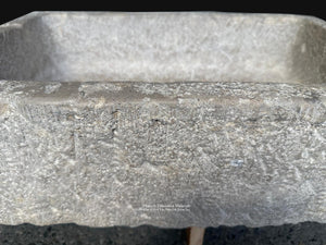 French Limestone Trough Sink for Timeless Architectural Interiors