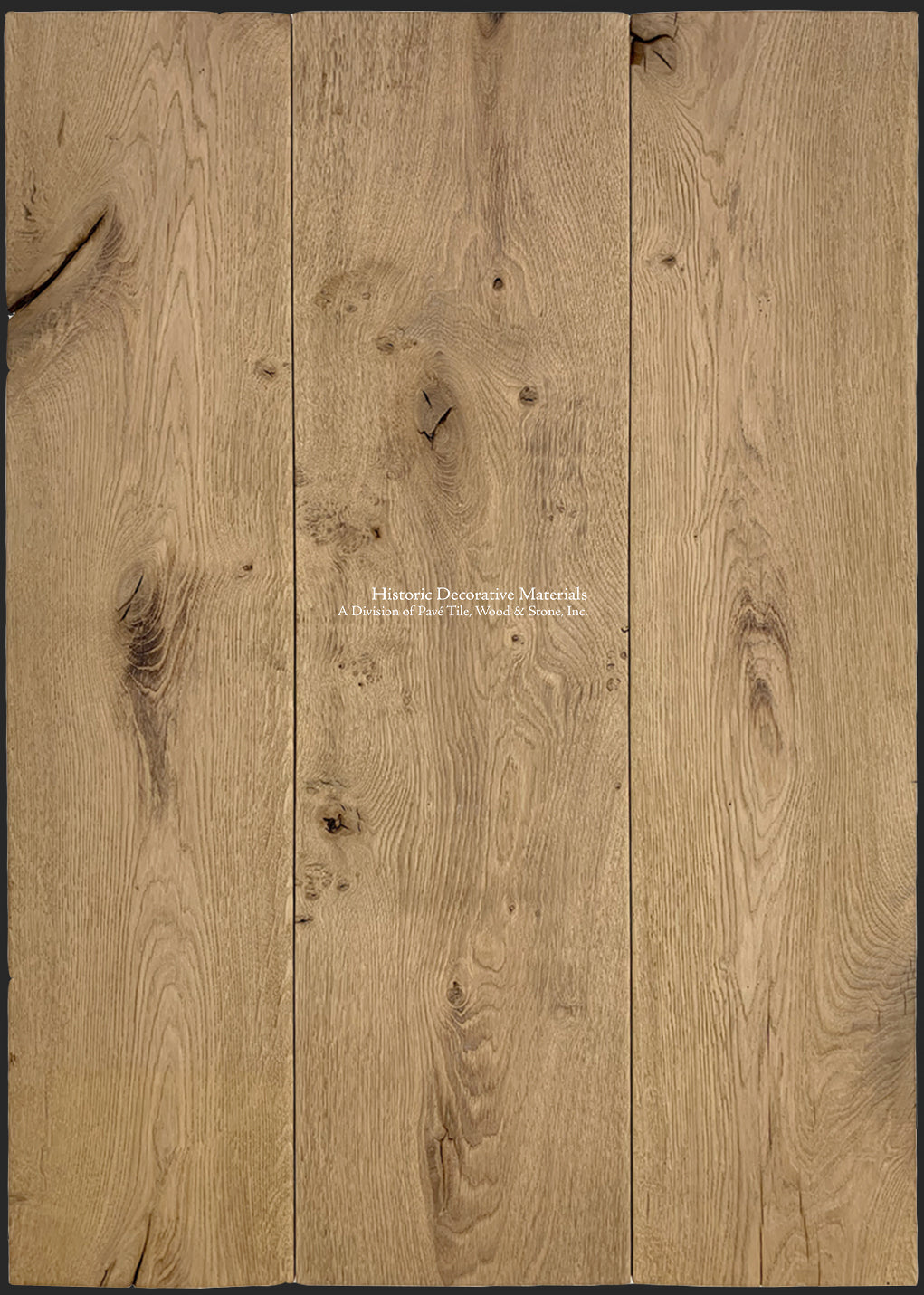 The soft, natural antiqued oak color of our Olde Oak hardwood floor is resplendent in historic homes.