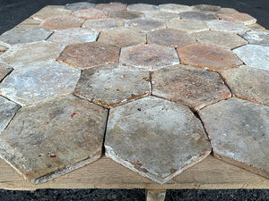 Auxerre French Reclaimed Terra Cotta Tile Hexagon