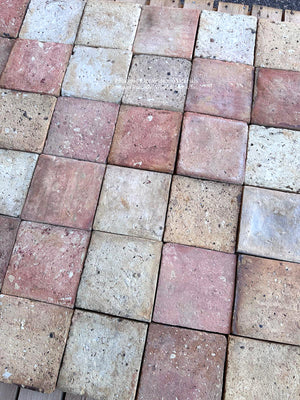 Reclaimed French Terra Cotta Tile | Bretagne Farmhouse Dairy Farm - PA 299