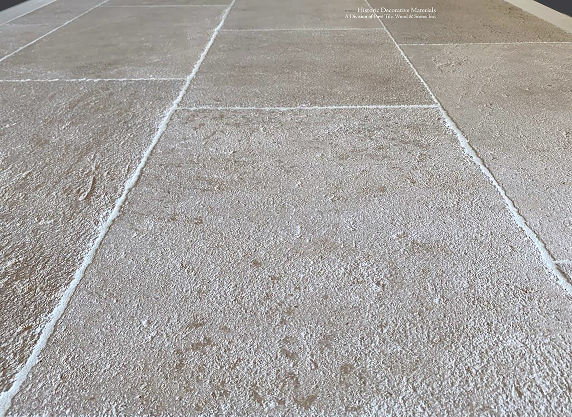 Interior designers choose antique Blonde bar French limestone floors for luxury interiors.