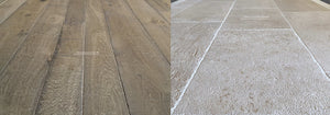 Antiqued French Limestone Flooring | Warm and Inviting with French Oak Floors.
