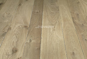 The natural color and patina of 18th century aged French oak floors makes the heart beat a little faster.