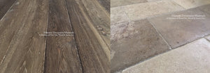 Antiqued French limestone floors paired with aged French oak flooring will forever remain the top tier of historic materials.