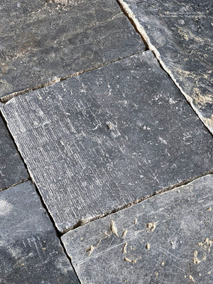 Antique Belgian bluestone specified for period kitchen floors