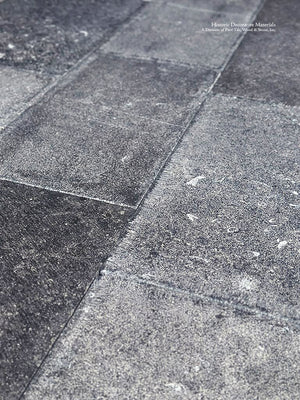 Antiqued Belgian Bluestone Flooring | Large format tiles for luxurious presence