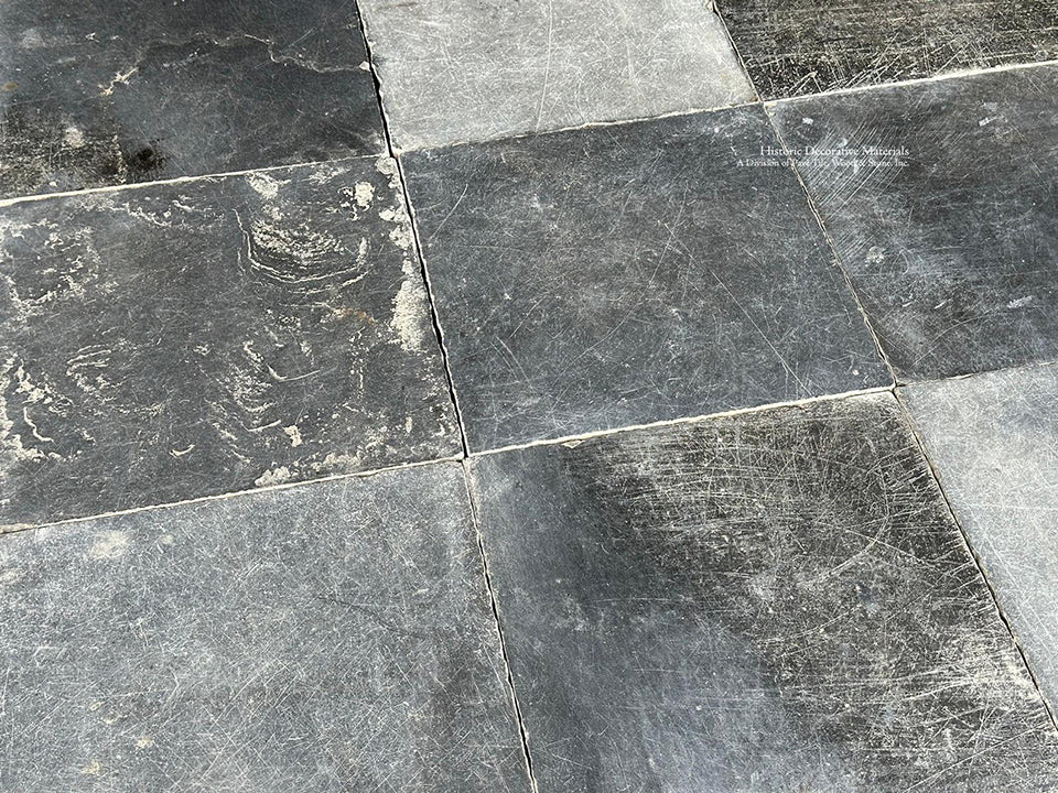 Carriage houses and brownstones exude historic elegance when installing original 18th century antique Belgian bluestone flooring.