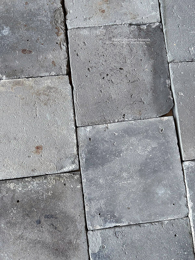 Antique Gray Dutch Terra Cotta Tiles | Bring history into your home.