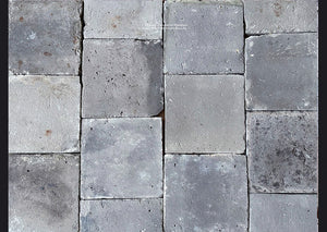 Reclaimed Gray Terra Cotta Tile | Handmade Tiles from Amsterdam