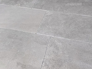 Antiqued French Limestone Flooring | Quiet Elegance for Luxury Kitchen Floors.