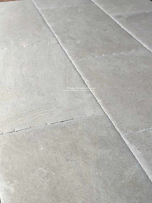 Antiqued French Limestone Flooring - Marie-Thérèse Charlotte de France Hand-Finished Patina