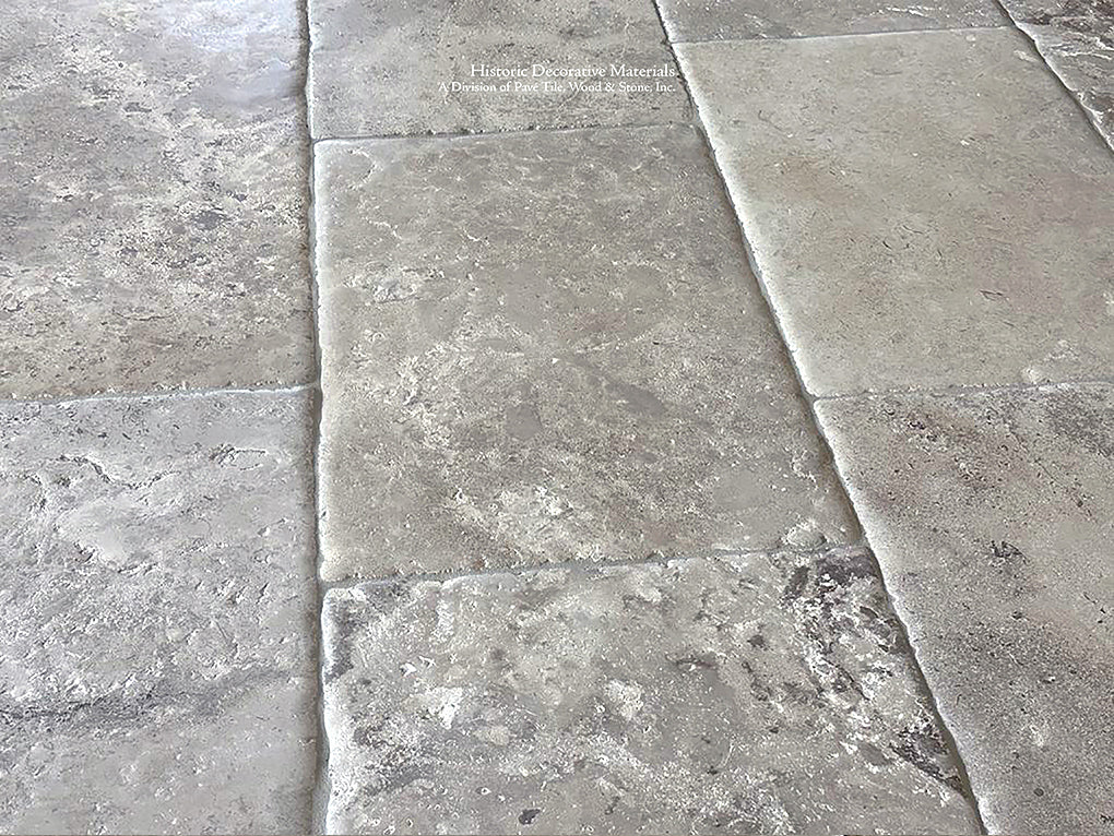 Montclair Antiqued French Limestone Flooring | Rich Hand-Finished Patina for Luxury Interiors