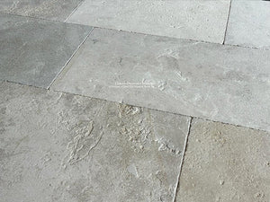 The House of Châtillon Antiqued French Limestone Flooring