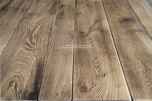 The Kings of France 18th Century French Oak Floors in Wide Plank Solid or Engineered - The Country House Collection: BURNT OAK