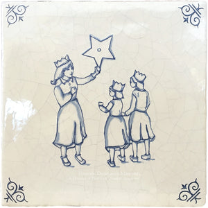 Delft tile hand-painted with original 17th-century Dutch motifs | Star Design