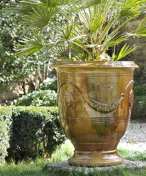 French Anduze planter traditional Provence garden pot
