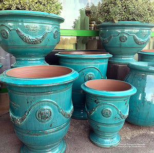 French Anduze planter premium handmade pottery France