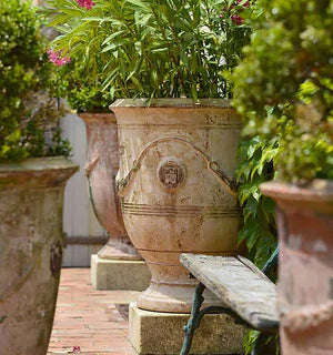 French Anduze planter luxury outdoor terra cotta