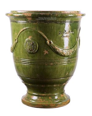 French Anduze planter Provence ceramic garden pot