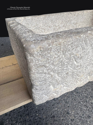 French Limestone Stone Trough Basin for Luxury Homes