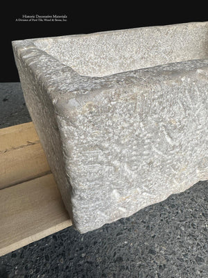 French Limestone Stone Trough Basin for Luxury Homes