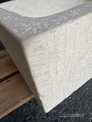 Luxury French Limestone Stone Basin for Powder Rooms