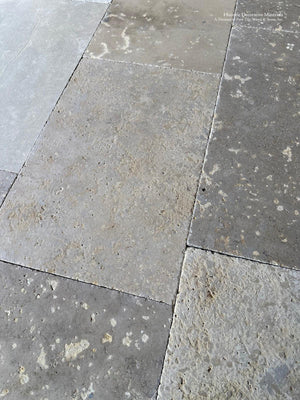 French country limestone floor designed for timeless architectural interiors