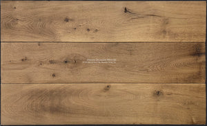 French oak flooring with soft golden hues in refined home