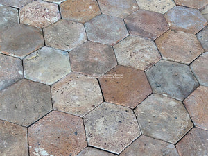 Reclaimed French floor tiles for heritage home renovations