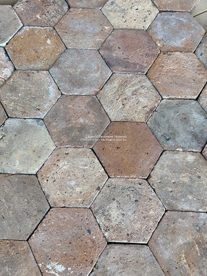 Historic French clay tiles for classic European interiors