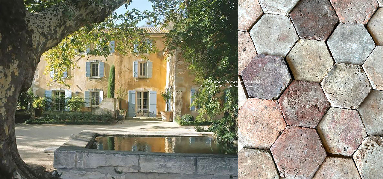 French Reclaimed Terra Cotta Tiles | Bring Provence into your home.