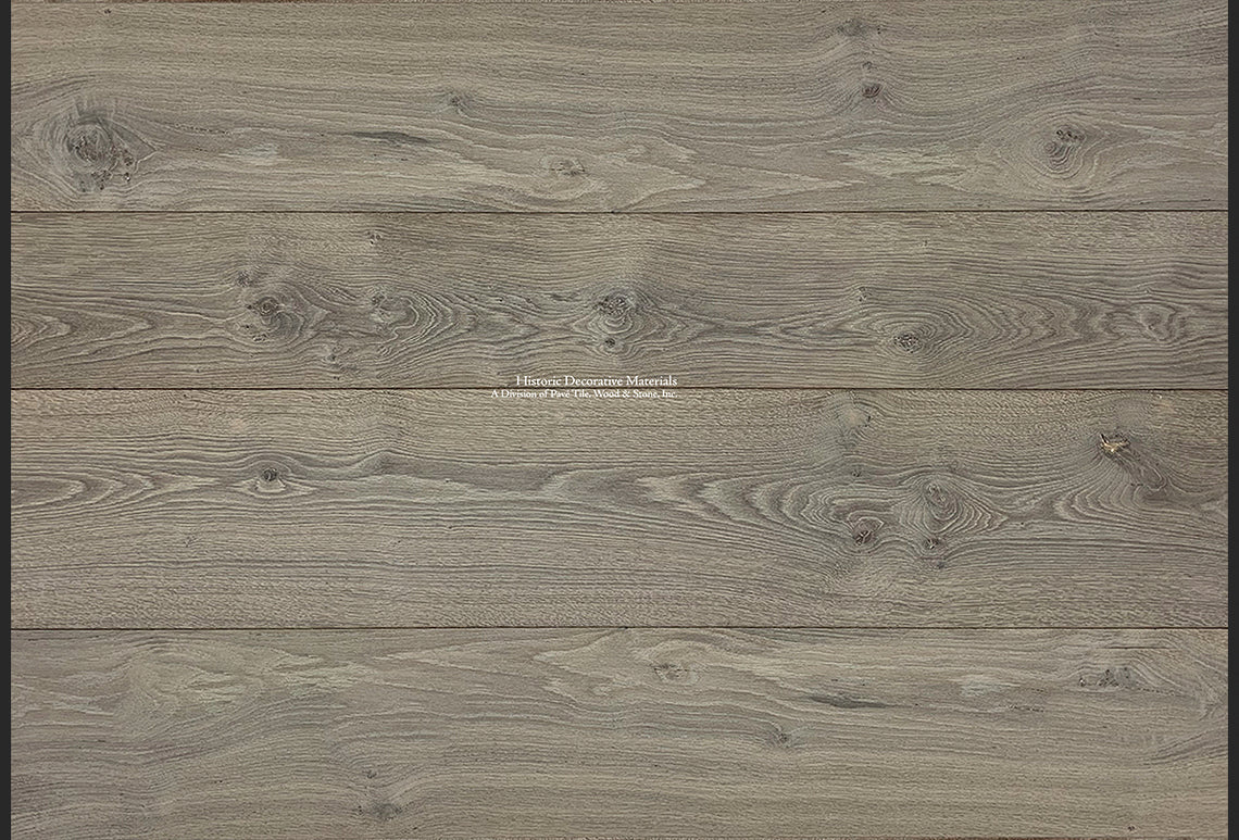 Aged French oak flooring for old farmhouse interiors.