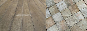 La Ville Médiévale de Close French Reclaimed Terra Cotta Tile  + French Oak Floors from the Great House Collection