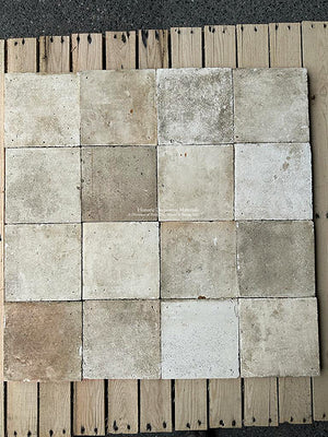 Sarlat French Reclaimed Olde White Terra Cotta Tile