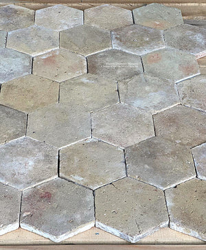 Hand-molded, artisans understood exacting detail when making hand made French terra cotta tiles.