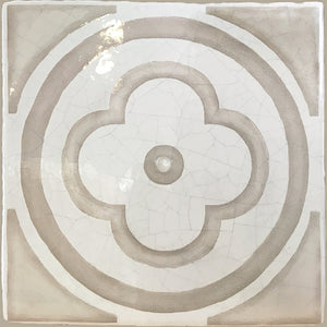 Hand painted French encaustic ceramic wall tiles for luxury kitchen backsplash