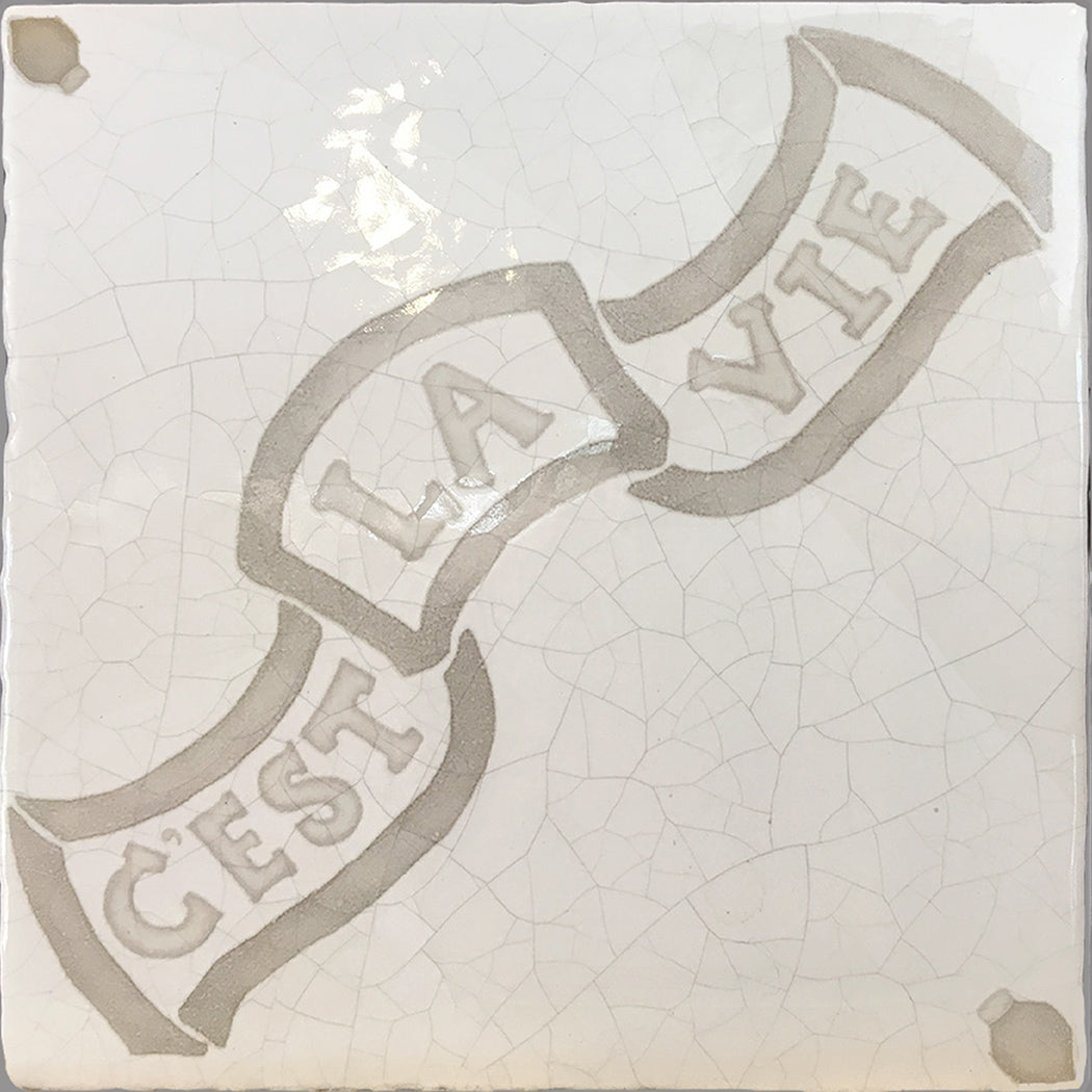 Hand painted tile for upscale kitchen backsplash