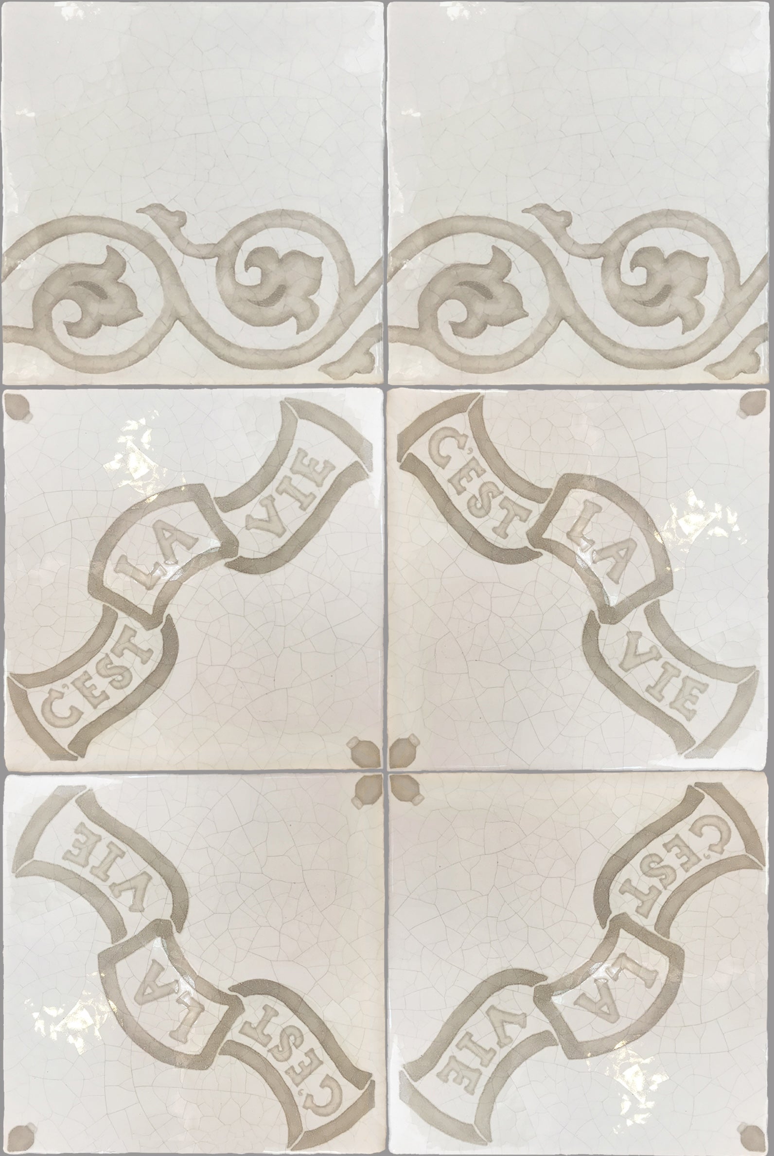 Hand Painted French Tiles | Decorative Ceramic Wall Tile - Historic ...