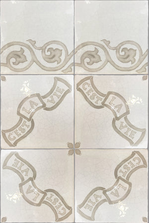 French wall tile for refined luxury homes