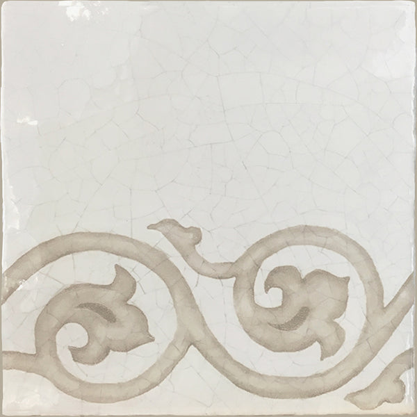 Hand Painted French Wall Tile | Encaustic Heritage Style - Historic ...